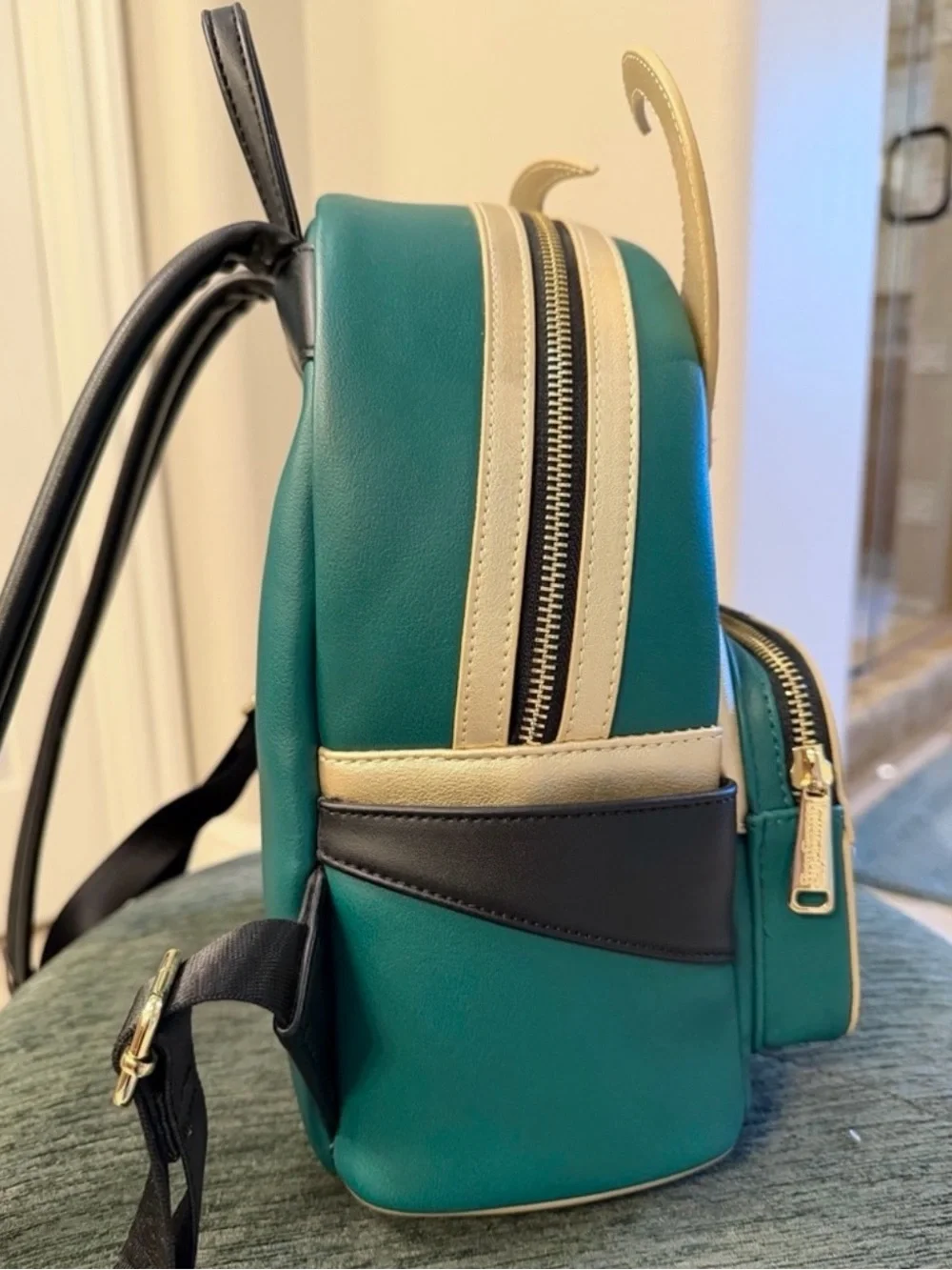 Loungefly Marvel Loki Classic Horned Helmet Mini Backpack